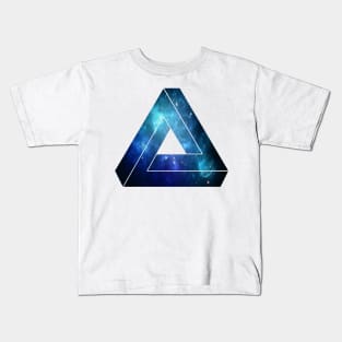 Penrose Triangle Universe Kids T-Shirt